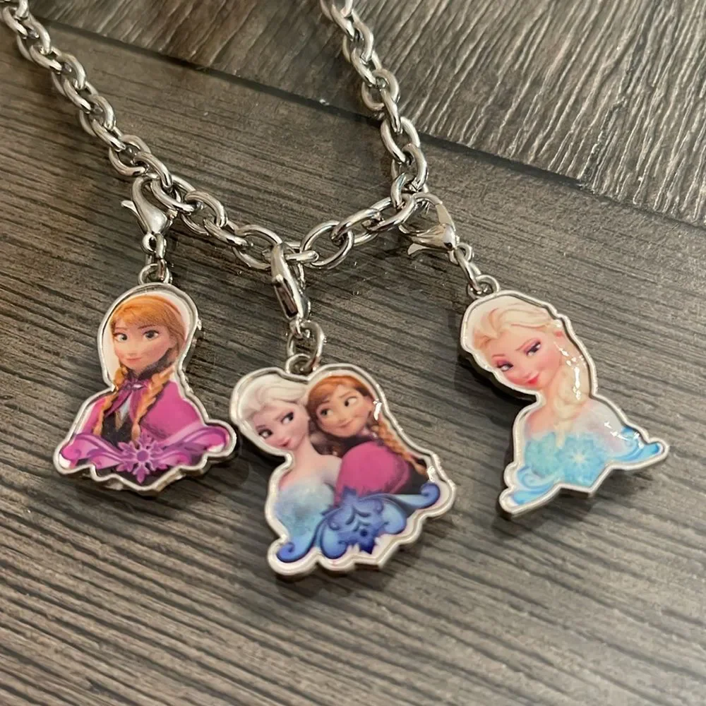 Disney Frozen Charm Bracelet with Toggle Clasp